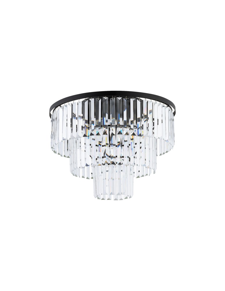Ceiling lamps with crystals - Nowodvorski CRISTAL M Ceiling Plafond Max power 60W E14 Transparent 7627 - product kolory-swiatla.pl 1