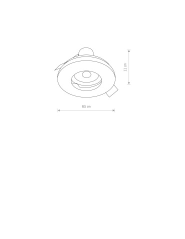 Nowodvorski JULIET Spot Podtynkowa Max moc 15W GU10 IP54/20 Srebrny 7663 - produkt 2