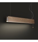 Pendant lamps - Nowodvorski OSLO LED 90 Ceiling Pendant Max power 16W LED TUBE T8 Oak 7520 - product 2