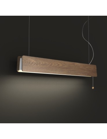Nowodvorski OSLO LED 90 Sufitowa Wisząca Max moc 16W LED TUBE T8 Dębowy 7520 - produkt 2