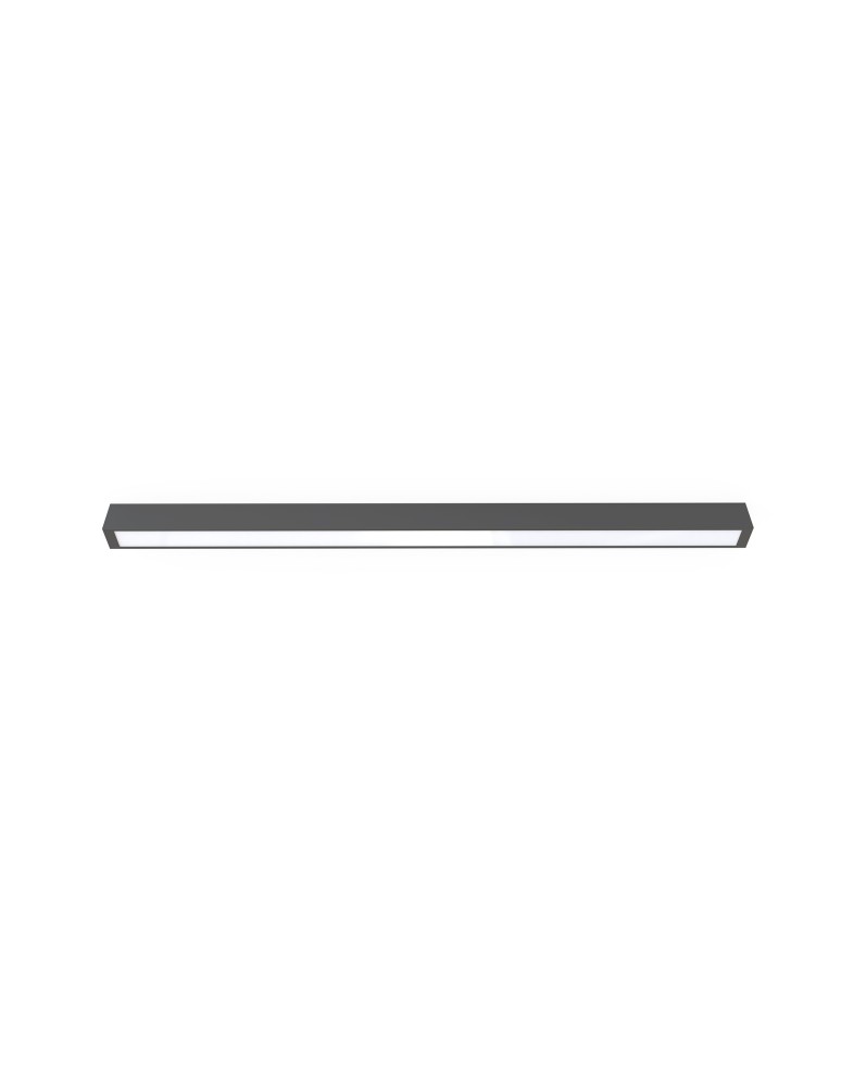 Ceiling lamps - Nowodvorski STRAIGHT CEILING LED L Ceiling Plafond Max power 22W LED TUBE T8 Graphite 7551 - product kolory-swiatla.pl 1