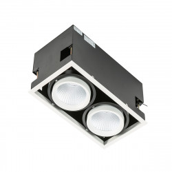 ITALUX Vertico Double 2x18W LED 230V White/Black GL7108-2/2X18W 3000K WH+BL Inlet