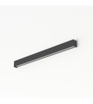 Wall lamps - Nowodvorski STRAIGHT WALL LED M Wall lamp Max power 16W LED TUBE T8 Graphite 7561 - product 1