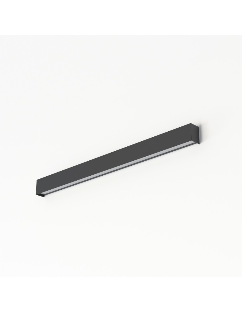 Wall lamps - Nowodvorski STRAIGHT WALL LED M Wall lamp Max power 16W LED TUBE T8 Graphite 7561 - product kolory-swiatla.pl 1
