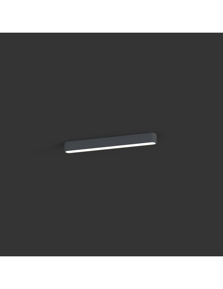 Ceiling lamps - Nowodvorski SOFT CEILING LED 60X6 Ceiling Plafond Max power 11W LED TUBE T8 Graphite 7527 - product kolory-swiatla.pl 3