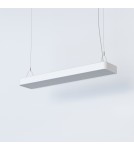 Pendant lamps - Nowodvorski SOFT LED 90X20 Ceiling Pendant Max wattage 16W LED TUBE T8 White 7545 - product 1