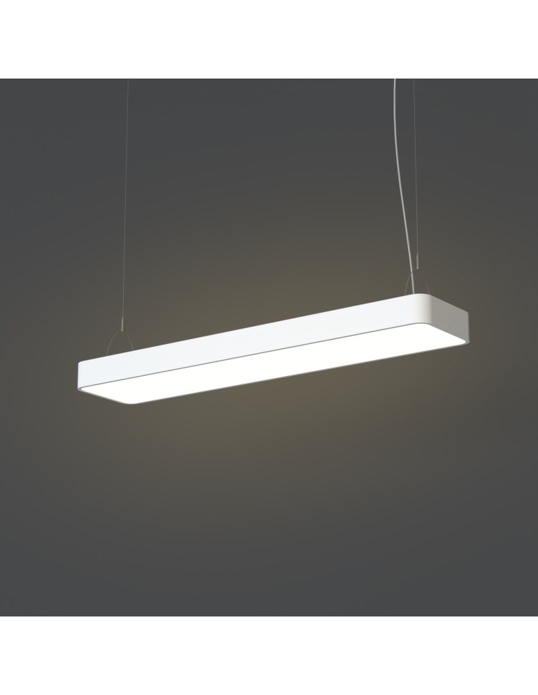 Pendant lamps - Nowodvorski SOFT LED 90X20 Ceiling Pendant Max wattage 16W LED TUBE T8 White 7545 - product kolory-swiatla.pl 3