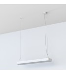 Pendant lamps - Nowodvorski SOFT LED 90X20 Ceiling Pendant Max wattage 16W LED TUBE T8 White 7545 - product 4