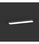 Ceiling lamps - Nowodvorski SOFT CEILING LED 90X20 Ceiling Plafond Max power 16W LED TUBE T8 Graphite 7531 - product 3