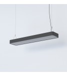 Pendant lamps - Nowodvorski SOFT LED 90X20 Ceiling Pendant Max wattage 16W LED TUBE T8 Graphite 7532 - product 1