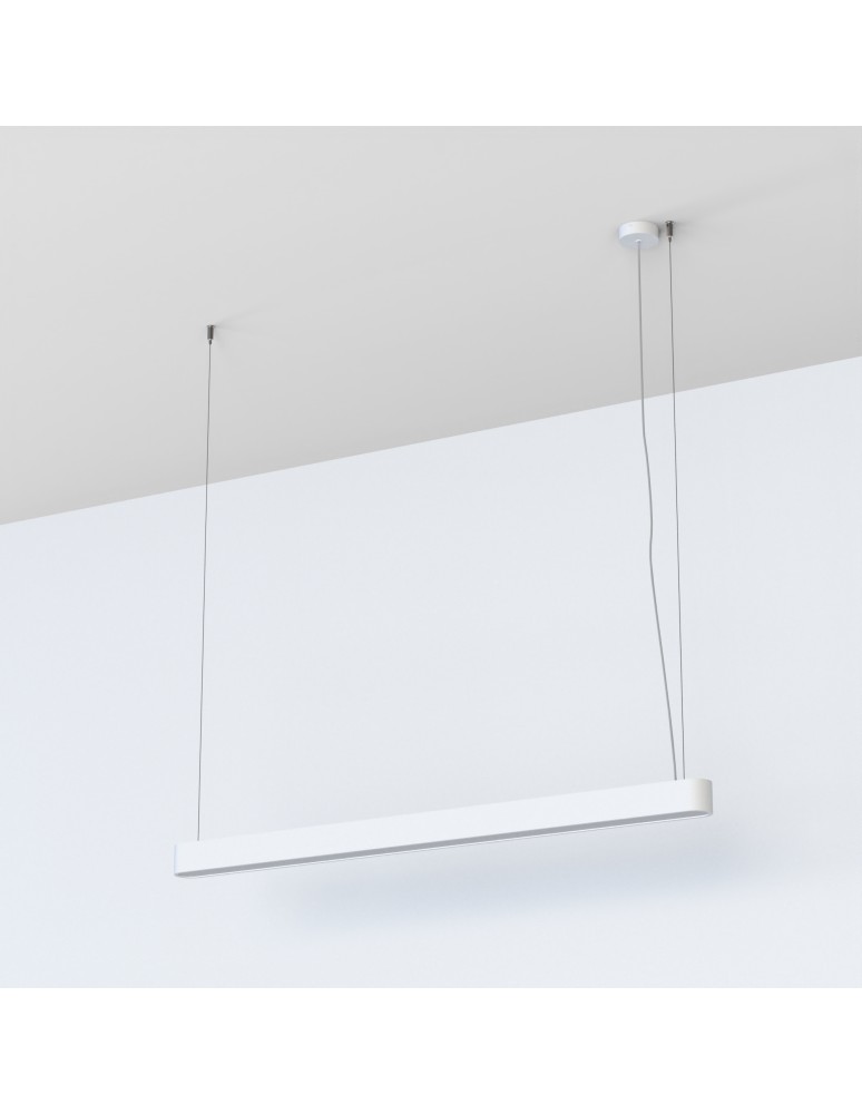 Pendant lamps - Nowodvorski SOFT LED 120X6 Ceiling Pendant Max wattage 22W LED TUBE T8 White 7537 - product kolory-swiatla.pl 4