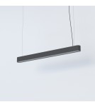 Pendant lamps - Nowodvorski SOFT LED 90X6 Ceiling Pendant Max wattage 16W LED TUBE T8 Graphite 7535 - product 1