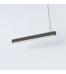 Pendant lamps - Nowodvorski SOFT LED 90X6 Ceiling Pendant Max wattage 16W LED TUBE T8 Graphite 7535 - product 2