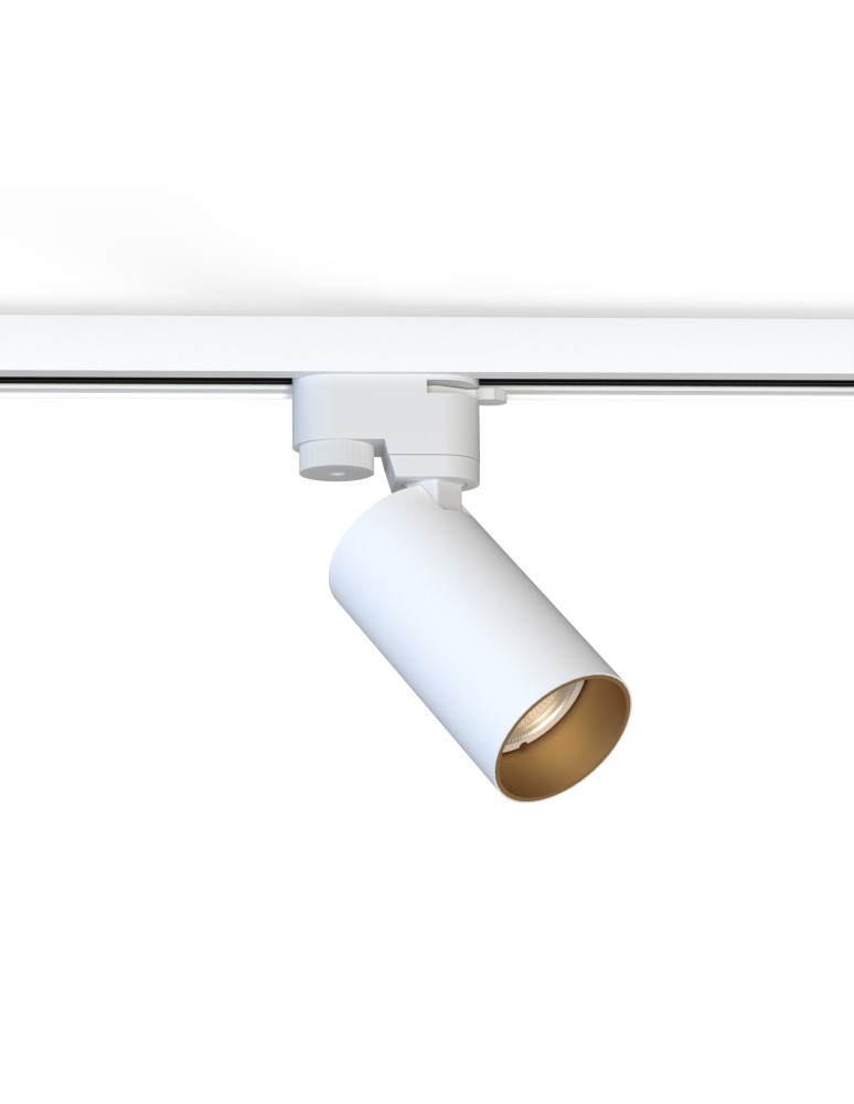 Lamps for 1 phase busbars - Nowodvorski PROFILE MONO Configurable System PROFILE luminaire Max wattage 10W only LED GU10 White 7585 - product kolory-swiatla.pl 1