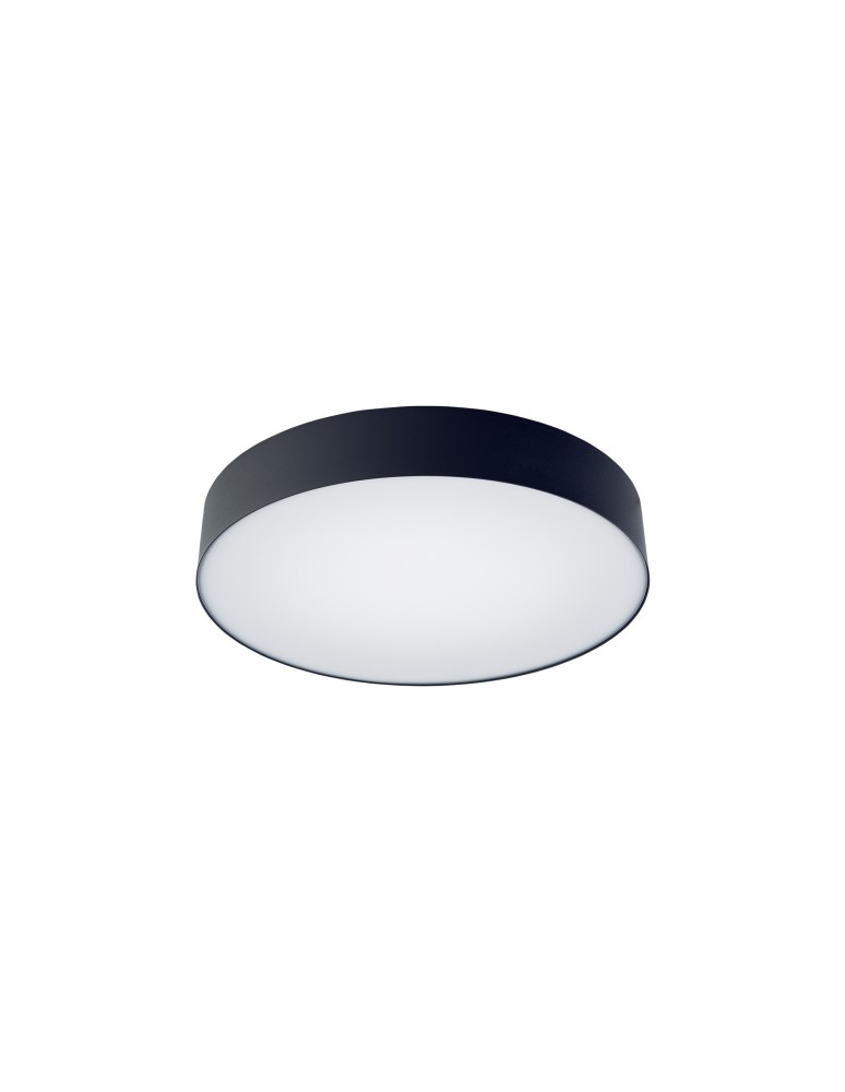 Round Plafonds - Nowodvorski ARENA BLACK Ceiling Plafond Max power 10W only LED E14 Black 10175 - product kolory-swiatla.pl 1