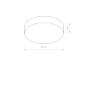 Round Plafonds - Nowodvorski ARENA BLACK Ceiling Plafond Max power 10W only LED E14 Black 10175 - product 4