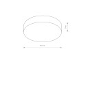 Round Plafonds - Nowodvorski ARENA LED Ceiling Plafond Max power 18W LED White 10185 - product 2