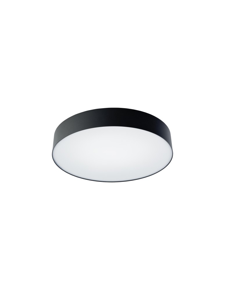 Plafonds with motion sensor - Nowodvorski ARENA SENSOR Ceiling Plafond Max power 10W only LED E14 Black 10177 - product kolory-swiatla.pl 1