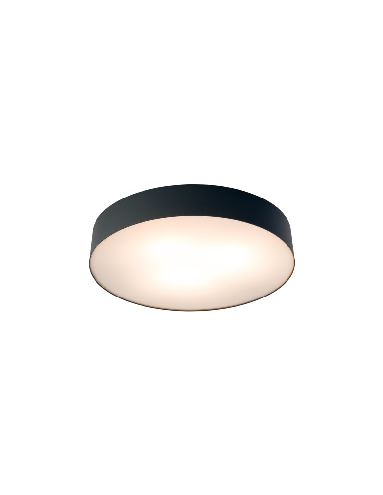 Plafonds with motion sensor - Nowodvorski ARENA SENSOR Ceiling Plafond Max power 10W only LED E14 Black 10177 - product kolory-swiatla.pl 2