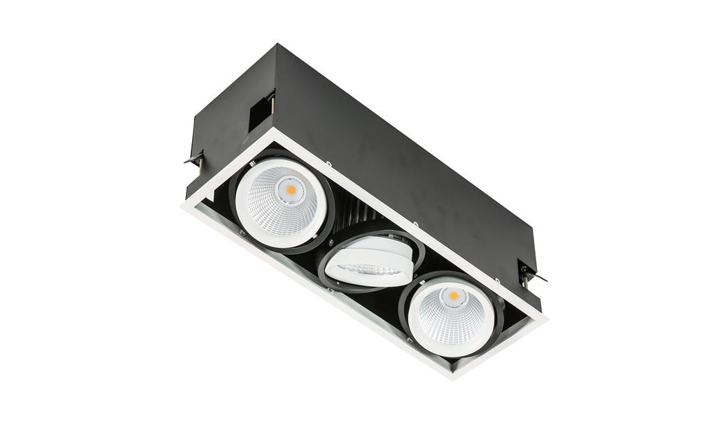 ITALUX Vertico Triple 3x18W LED 230V Biały/Czarny GL7108-3/3X18W 3000K WH+BL Wpust