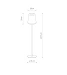 Portable garden lamps - Nowodvorski PATIO Outdoor Portable Max power 40W E27 IP44 Graphite 10105 - product 5
