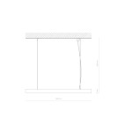 Lighting beams - Nowodvorski CL OFFICE PRO LED 150 3000K Commercial lighting LED lamp Max power 40W LED Black 10213 - product 3
