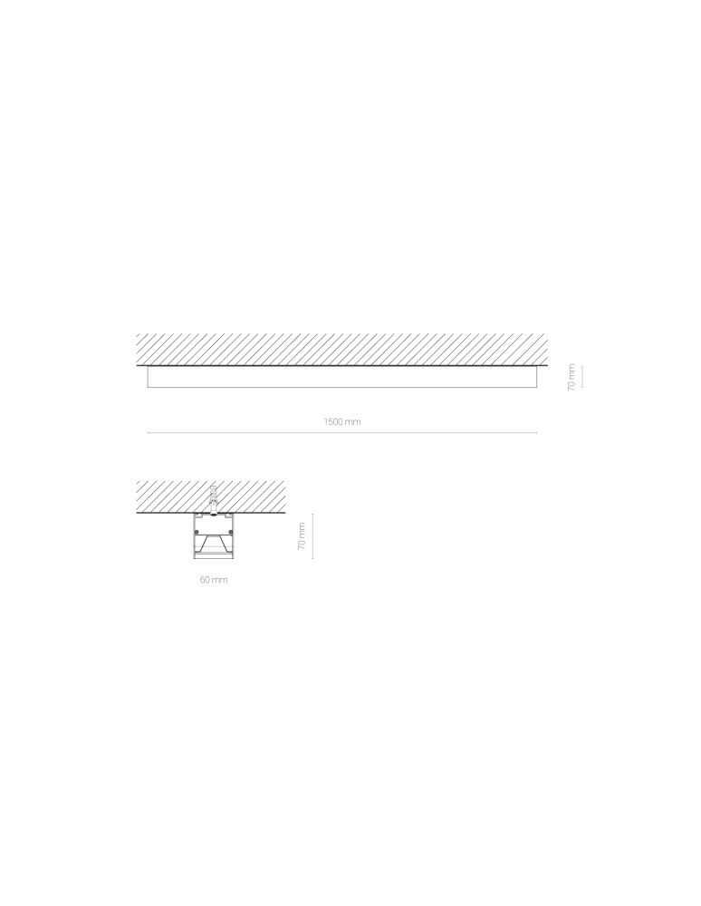 Lighting beams - Nowodvorski CL OFFICE PRO LED 150 3000K Commercial lighting LED lamp Max power 40W LED White 10215. - product kolory-swiatla.pl 5