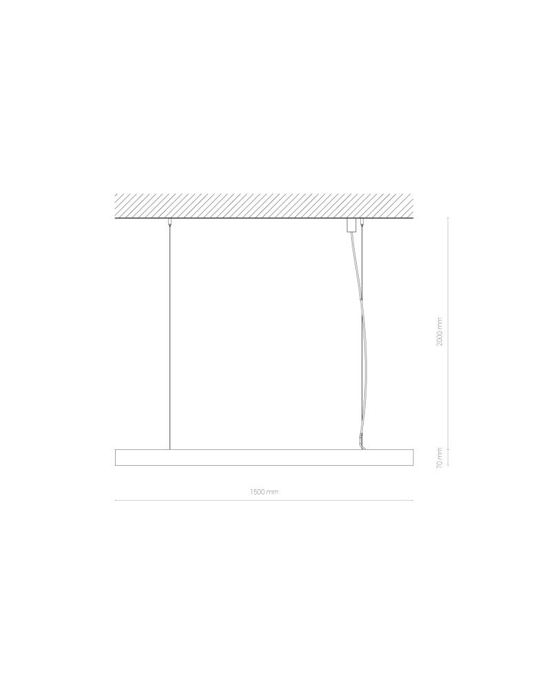 Lighting beams - Nowodvorski CL OFFICE PRO LED 150 4000K Commercial lighting LED lamp Max power 40W LED White 10216. - product kolory-swiatla.pl 4