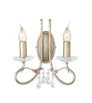 Wall lamps - Elstead Lighting Interior Wall lamp CHRISTINA 2x60W E14 CRT2 SILVER/GOLD - product 1
