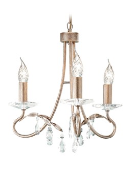 Elstead Lighting Interior Wisząca CHRISTINA 3x60W E14 CRT3 SILVER/GOLD