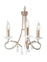 Elstead Lighting Interior Wisząca CHRISTINA 3x60W E14 CRT3 SILVER/GOLD