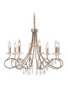 Elstead Lighting Interior Wisząca CHRISTINA 8x60W E14 CRT8 SILVER/GOLD