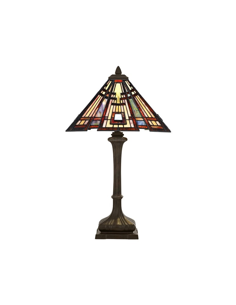 Classic table lamps - Quoizel CLASSIC CRAFTSMAN 2x60W E27 QZ/CLASSICCRF/TL Ceiling light. - product kolory-swiatla.pl 1