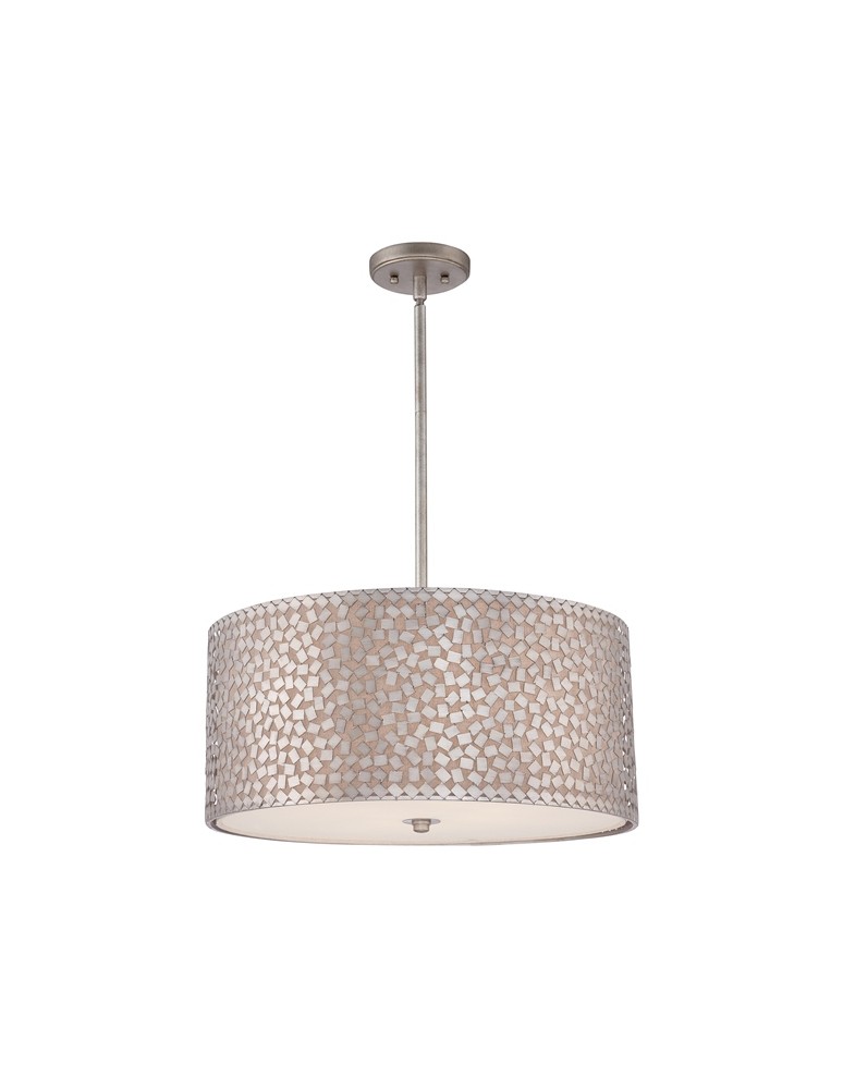 Pendant lamps with lampshade - Quoizel CONFETTI 4x100W E27 QZ/CONFETTI/P/L Pendant. - product kolory-swiatla.pl 1