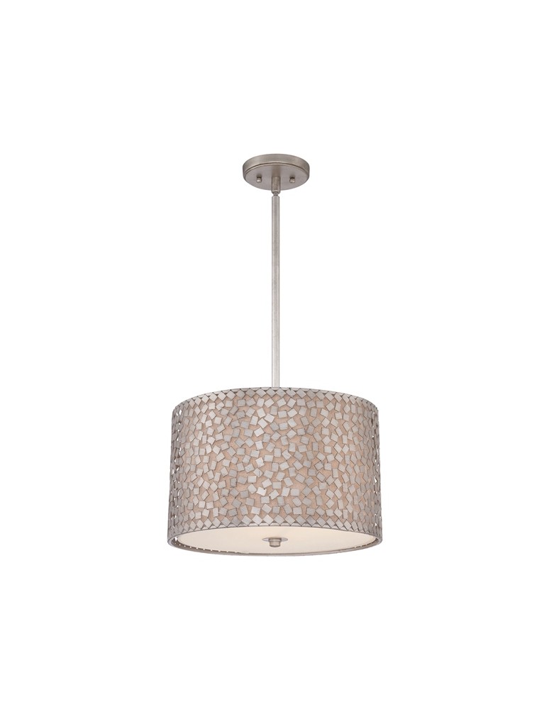 Pendant lamps with lampshade - Quoizel CONFETTI 3x100W E27 QZ/CONFETTI/P/M Pendant. - product kolory-swiatla.pl 1