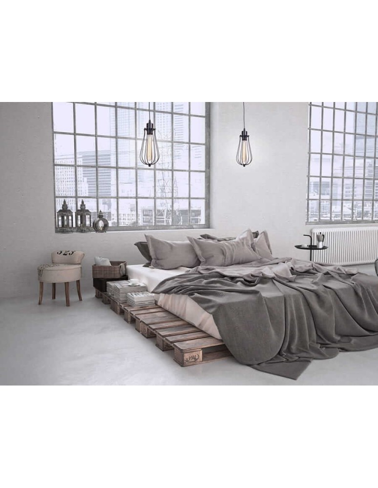 Wall lamps - Light Prestige Pineto E27 1x40W Black/Transparent LP-1134/1W - product kolory-swiatla.pl 2