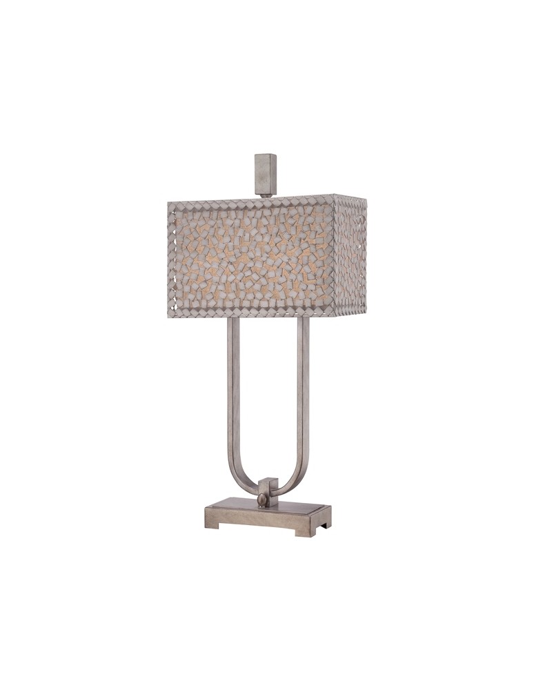 Table lamps with lampshade - Quoizel CONFETTI 2x60W E27 QZ/CONFETTI/TL Ceiling light - product kolory-swiatla.pl 1