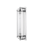 Glamour wall lamps - Light Prestige Lorenzo Wall lamp E14 2x40W transparent/silver LP-2960/1W CH - product 1