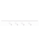 Ready-made rail kits - Light Prestige Ice System 3F GU10 4x50W white LP-732 4W WH SET - product 1
