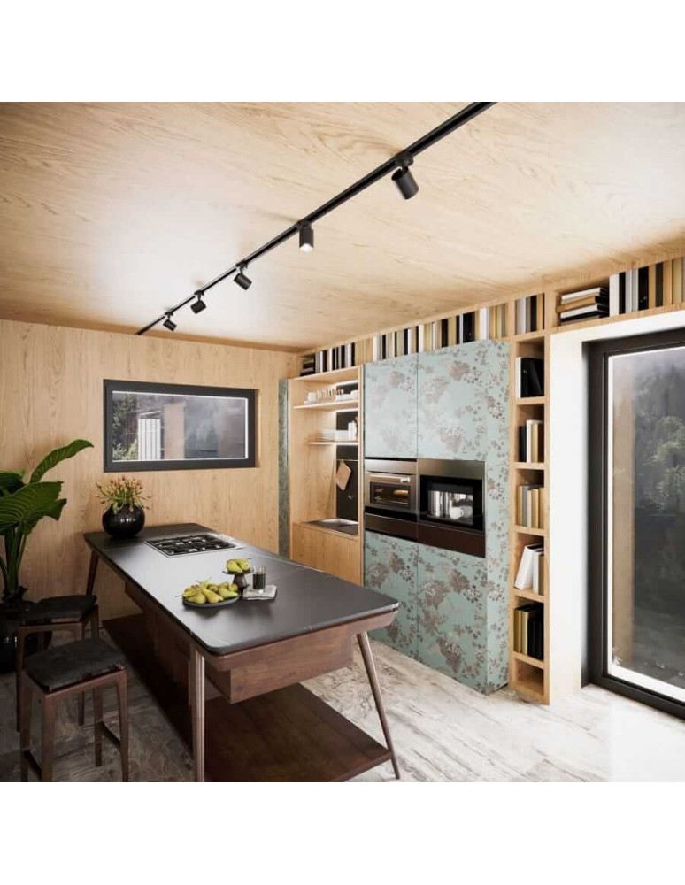 Ready-made rail kits - Light Prestige Snow System 3F GU10 4x50W black LP-737 BK SET 3F - product kolory-swiatla.pl 2