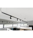 Ready-made rail kits - Light Prestige Snow System 3F GU10 4x50W black LP-737 BK SET 3F - product 3