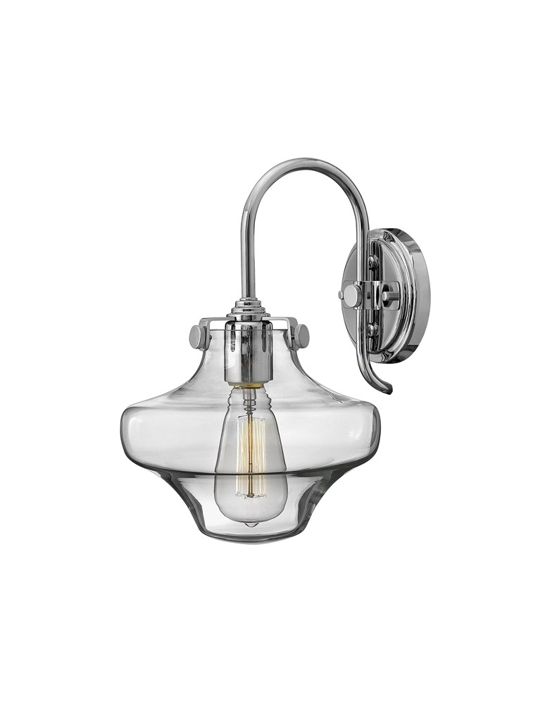 Hinkley CONGRESS Clear Glass 1x100W E27 HK/CONGRES1/B CM Wall lamp.