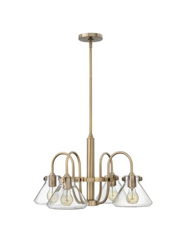 Hinkley CONGRESS Clear Glass 4x100W E27 HK/CONGRES4/A BC Pendant.