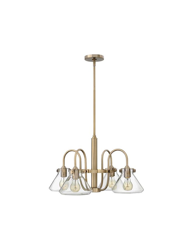 Chandeliers - Hinkley CONGRESS Clear Glass 4x100W E27 HK/CONGRES4/A BC Pendant. - product kolory-swiatla.pl 1