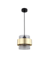 View Light Prestige Miele pendant lamp E27 1x40W smoke/gold LP-866/1P SM/GD