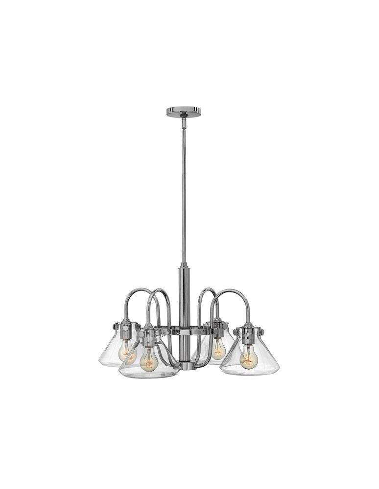 Chandeliers - Hinkley CONGRESS Clear Glass 4x100W E27 HK/CONGRES4/A CM Pendant. - product kolory-swiatla.pl 1