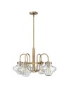 Hinkley CONGRESS Clear Glass 4x100W E27 HK/CONGRES4/B BC Pendant.