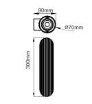 Wall lamps - Light Prestige Tokio GU10 wall lamp 2x50W white LP-787/2W WH - product 2