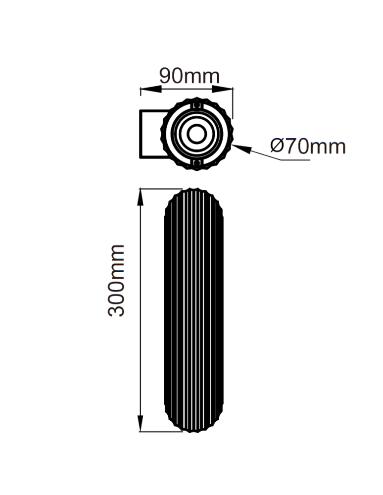 Wall lamps - Light Prestige Tokio GU10 wall lamp 2x50W white LP-787/2W WH - product kolory-swiatla.pl 2