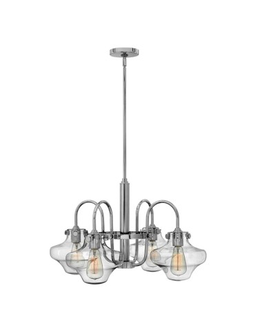 Hinkley CONGRESS Clear Glass 4x100W E27 HK/CONGRES4/B CM Pendant.